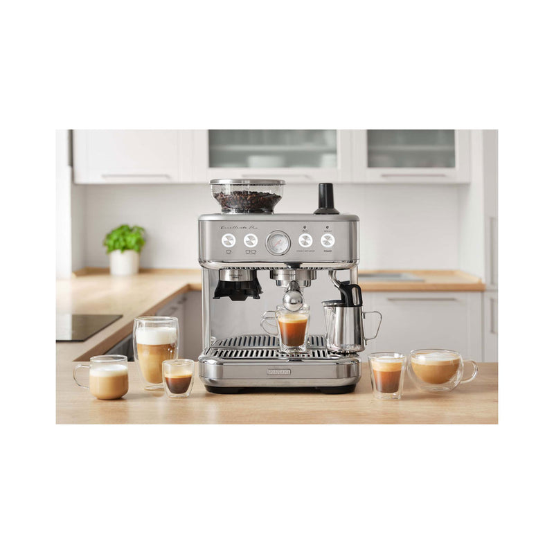 SENCOR SES 6010SS Espresso Machine With Steamer 15 Bar, Silver ماكنة صنع القهوة والاسبيريسو سنكور