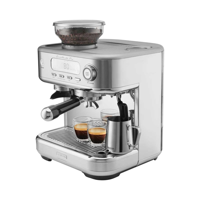 SENCOR SES 6050SS Espresso Machine With Digital Steamer 15 Bar, Silver ماكنة صنع القهوة والاسبيريسو سنكور