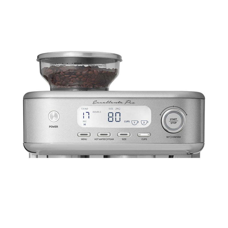 SENCOR SES 6050SS Espresso Machine With Digital Steamer 15 Bar, Silver ماكنة صنع القهوة والاسبيريسو سنكور