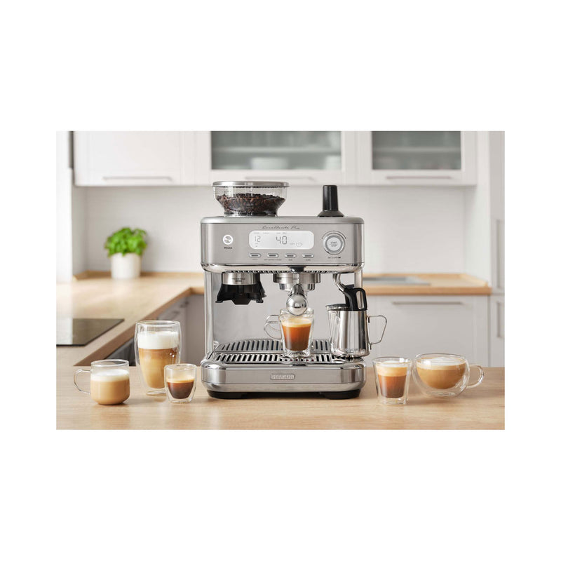 SENCOR SES 6050SS Espresso Machine With Digital Steamer 15 Bar, Silver ماكنة صنع القهوة والاسبيريسو سنكور