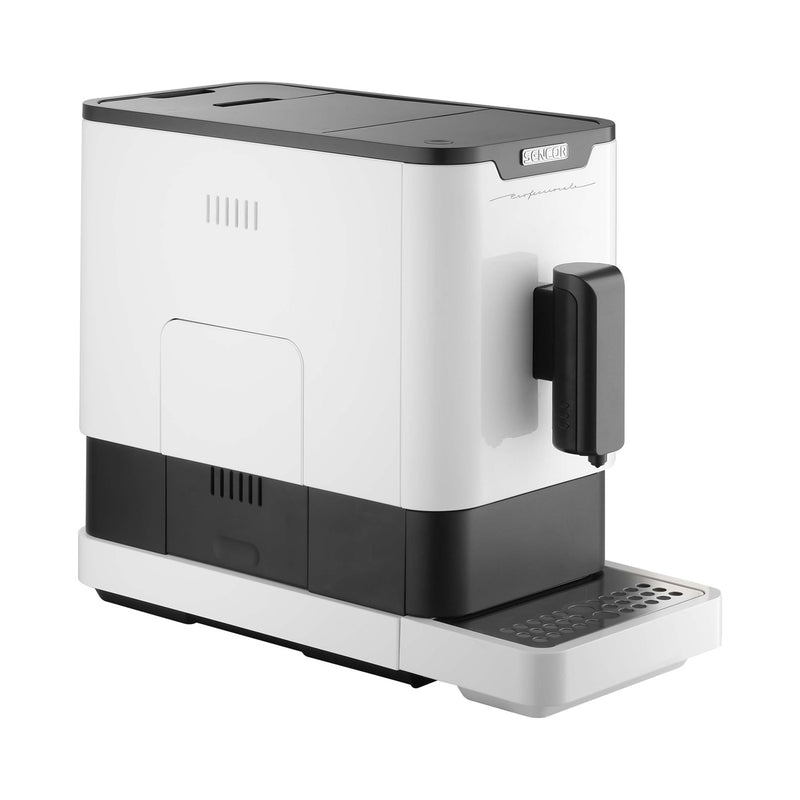 SENCOR SES 7210WH Coffee Maker with Coffee Bean Container 1100 L, White ماكينة صنع القهوة مع حاوية حبوب القهوة سنكور