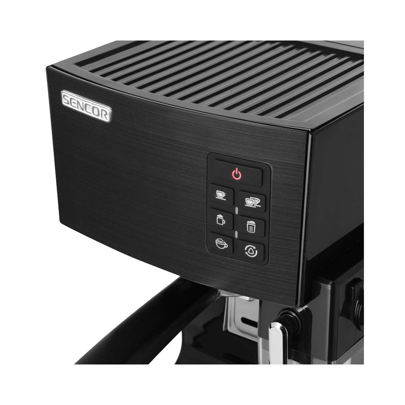SENCOR SES 4050SS-EUE3 Espresso Maker Tank 1.4L 20 Bar 1450W, Black ماكنة اسبيريسو سنكور