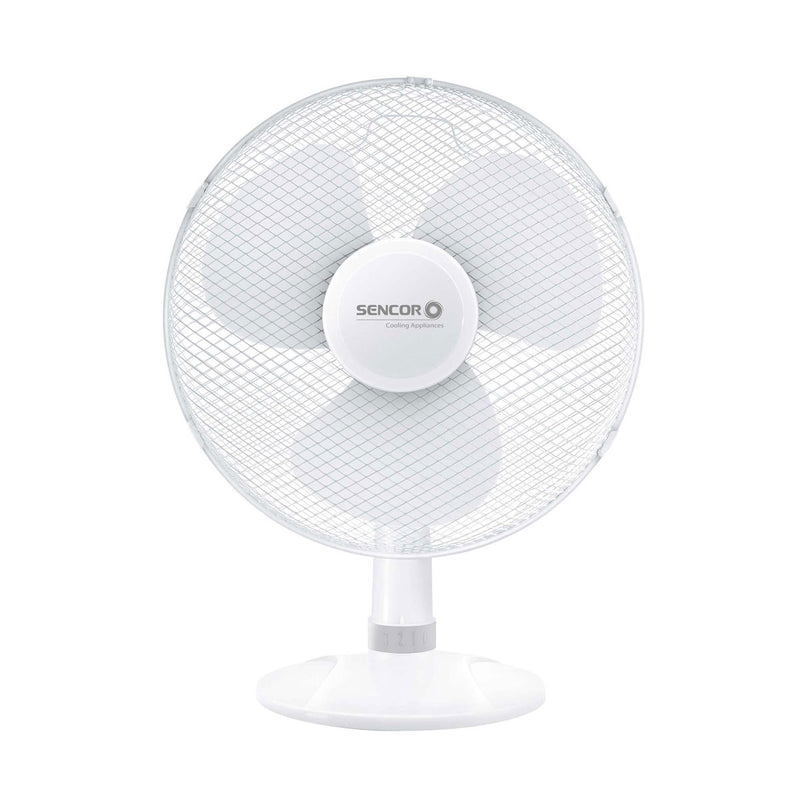 SENCOR SFE 4037WH Desktop Fan 3 speed levels, White مروحة مكتبية سنكور