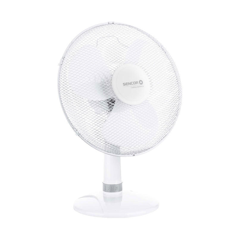 SENCOR SFE 4037WH Desktop Fan 3 speed levels, White مروحة مكتبية سنكور