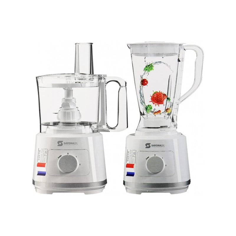 SAYONA SFP-4373 Food Processor, White خلاط سايونا