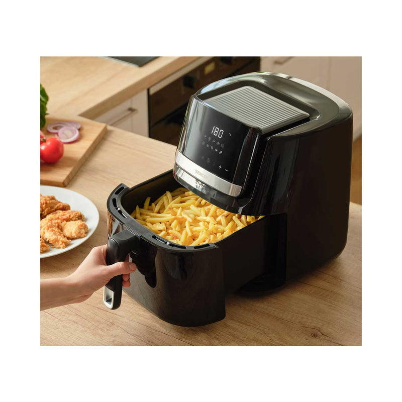 SENCOR SFR 6550BK Air Fryer 1600 watts, Black قلاية هوائية سنكور