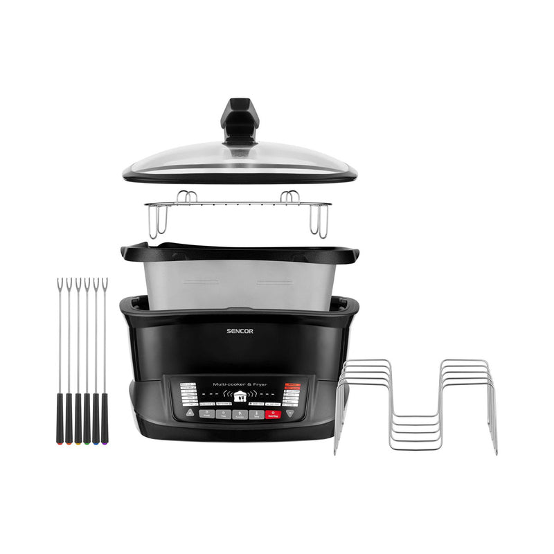 SENCOR SFR 9300BK-MEG2 Multipurpose Air Fryer, Black مقلاة هوائية متعددة الأغراض سنكور