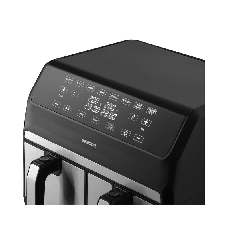 SENCOR SFR 9500SS Air Fryer 1700 watts, Black قلاية هوائية سنكور