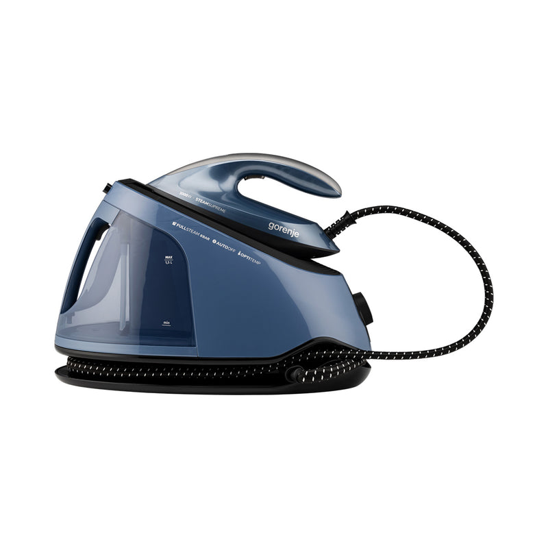 GORENJE SGD3000BBK  Electronic Iron-Steam Generator, Blue مكواة بخارية الكتروني جورنجي