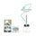 SAYONA SGS-2375 Garment Steamer, Light Blue مكوى عامودي سايونا