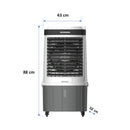 SHINON SH-318C Evaporative Air Cooler 35 L, Gray مبردة هواء 35 لتر شينون