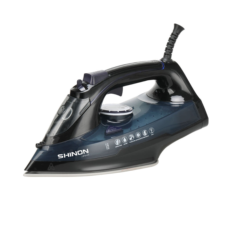 SHINON SH-6068 Steam Iron, Blue مكواة شينون