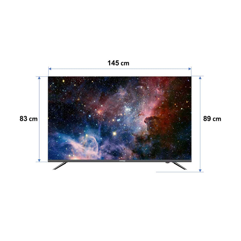 SHINON SH-65X25 60hz UHD Android TV, 65 Inch شاشة حجم 65 شينون