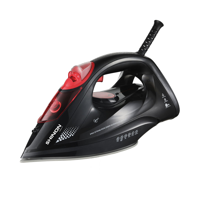 SHINON SH-9088 Steam Iron, Black مكواة شينون