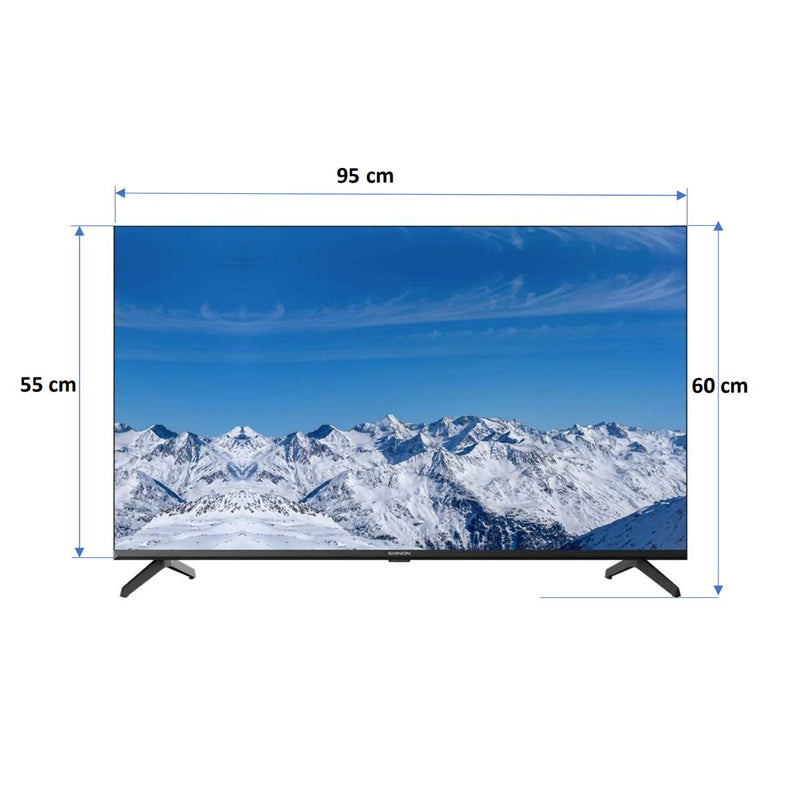 SHINON SH43M10FGTV Full HD DLED Google TV, 43 Inch شاشة حجم 43 شينون