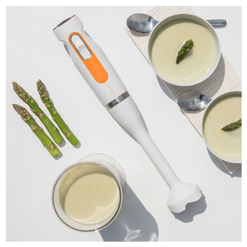 SENCOR SHB 4260WH EUE3 Hand Blender Stainless Steel 2  Blades, White خلاط يدوي سنكور