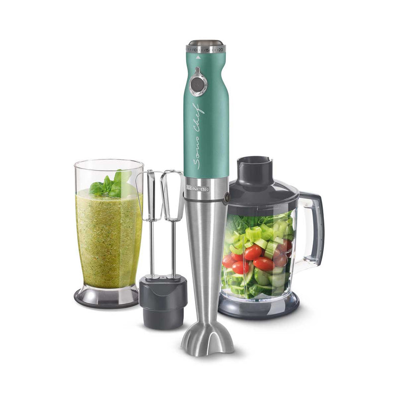 SENCOR SHB 5601GR-EUE3 4 in 1 Hand Blender, Green خلاط يدوي سنكور