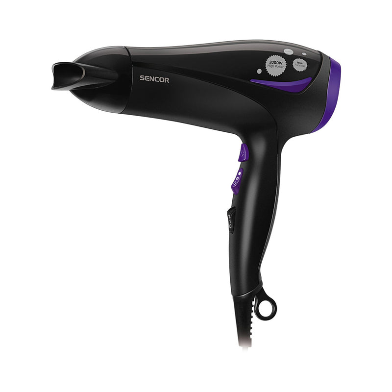 SENCOR SHD 108VT Hair dryer 2200W, Black شسوار كهربائي سنكور