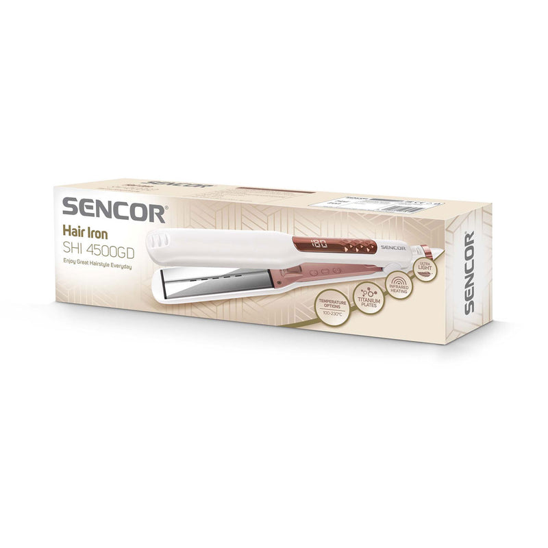 SENCOR SHI 4500GD Hair iron 60W, Gold مكواة حرارية سنكور