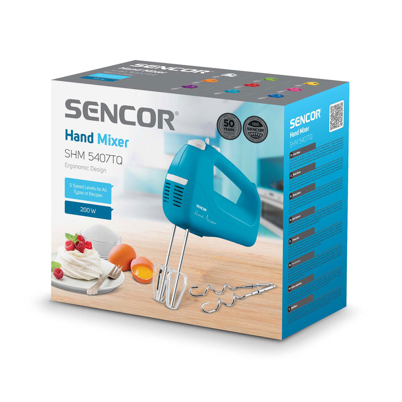 SENCOR SHM 5407TQ Hand Mixer 200W Power خلاط يدوي سنكور