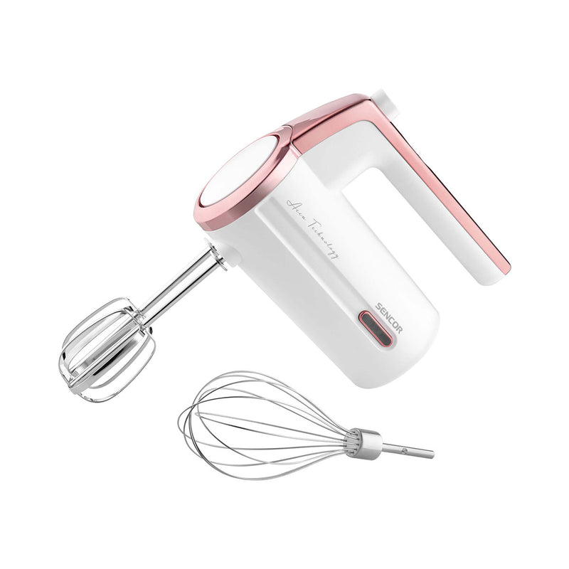 SENCOR SHM 9000WH 3 Speed Electric Charging Mixer, Pink خلاط  يدوي قابل للشحن سنكور