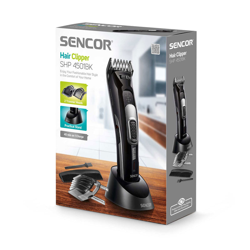 SENCOR SHP 4501BK Hair Clipper, Black ماكنة حلاقة رجالية سنكور