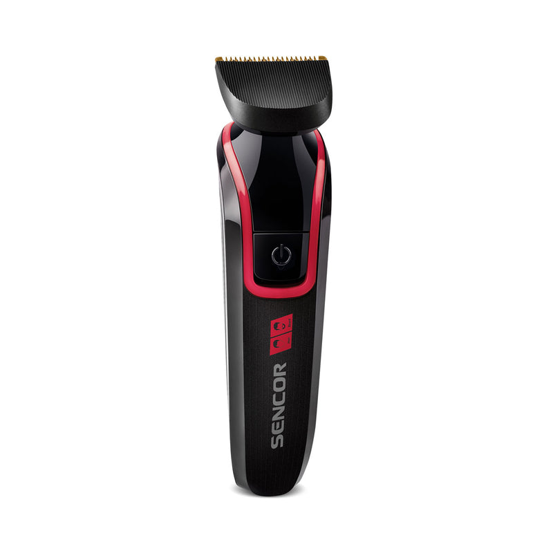 SENCOR SHP 6201RD Electric Shaver & Charging Shaver 6 Attachments, Red ماكنة حلاقة رجالية سنكور