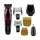 SENCOR SHP 6201RD Electric Shaver & Charging Shaver 6 Attachments, Red ماكنة حلاقة رجالية سنكور