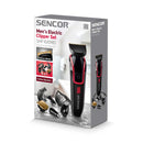 SENCOR SHP 6201RD Electric Shaver & Charging Shaver 6 Attachments, Red ماكنة حلاقة رجالية سنكور