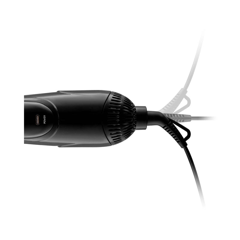 SENCOR SHS 8550BK Purple hair curling brush 7 attachments, Black فرشاة  الشعر مع ملحقاتها سنكور