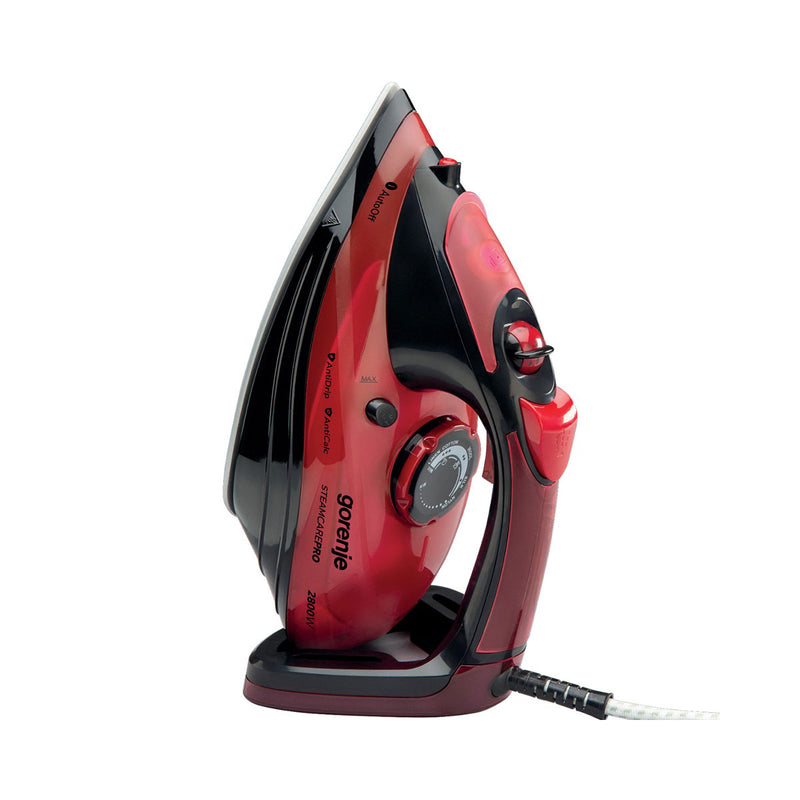 GORENJE SIH2800BF Steam iron, Red مكواة بخارية جورنجي
