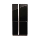 SHARP SJ-FS87V-BK3 Four Door Refrigerator 724 L, Black ثلاجة اربع ابواب زجاج شارب