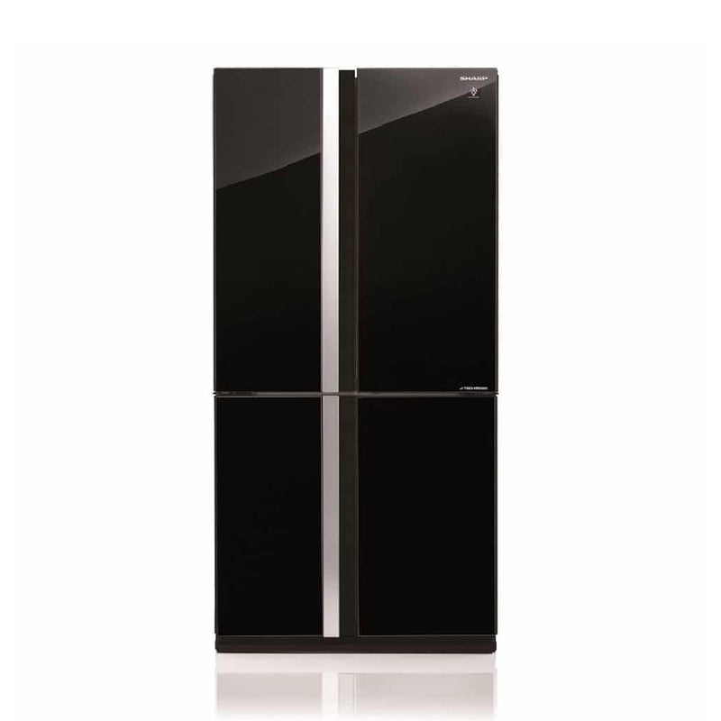 SHARP SJ-GT710G-BK3 Four Doors Refrigerator Inverter compressor, 18 ft + هدية مجانا