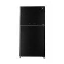 SHARP SJ-GT760G-BK3 Double Door Refrigerator Inverter Compressor, Black + هدية مجانا