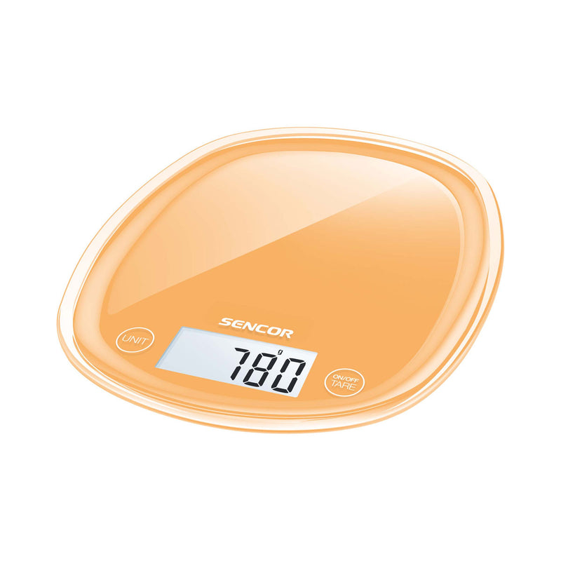 SENCOR SKS 33OR Digital Food Scale 5 Kg, Orange ميزان طعام رقمي سنكور