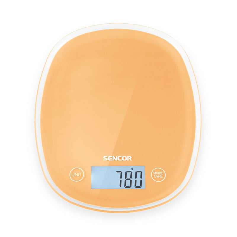 SENCOR SKS 33OR Digital Food Scale 5 Kg, Orange ميزان طعام رقمي سنكور