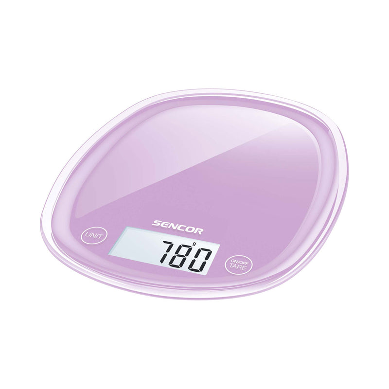 SENCOR SKS 35VT Digital Food Scale 5 Kg, Purple ميزان طعام رقمي سنكور