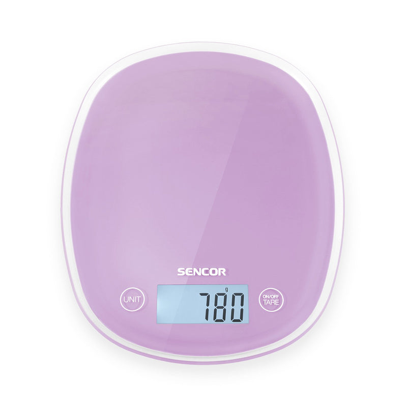 SENCOR SKS 35VT Digital Food Scale 5 Kg, Purple ميزان طعام رقمي سنكور