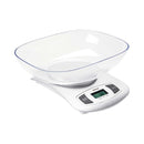 SENCOR SKS 4001WH Digital Food Scale With Outdoor Bowl 5 Kg, White ميزان طعام رقمي مع وعاء خارجي سنكور