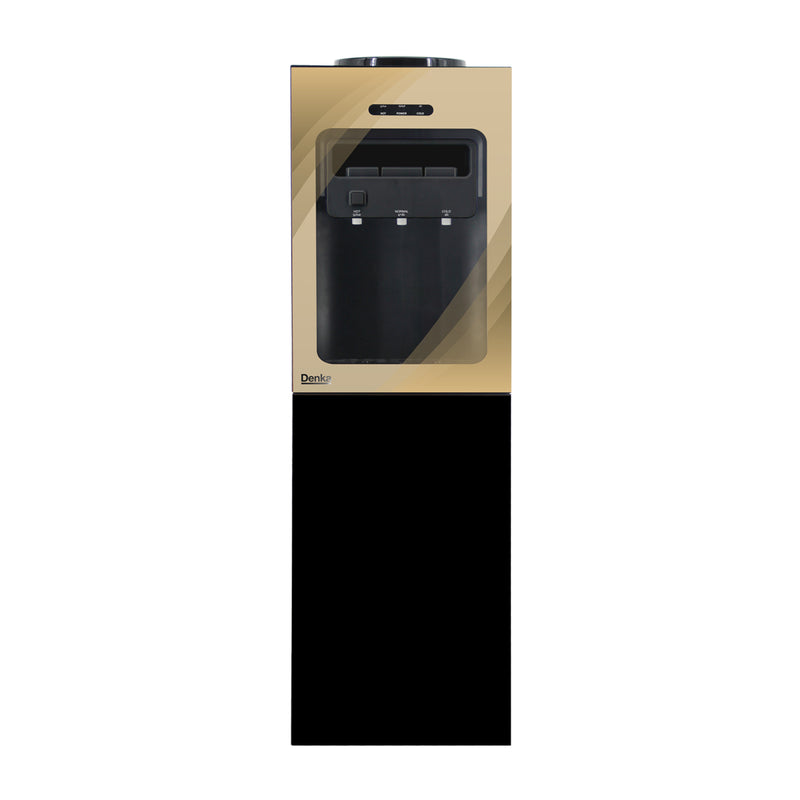 DENKA SL-538EBG Water Dispenser with Fridge, Champaigne