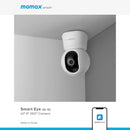 MOMAX SL1SW Smart Eye IoT IP 360° Camera, White
