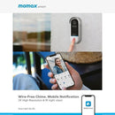 MOMAX SL3SW Smart Bell IoT IP Camera Doorbell, White