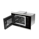SWISSMARK SMB-27N Built-in Microwave (Black + Steel Frame), 25 Liter Capacity