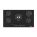 SWISSMARK SMB-E211 Premium Cooker Built-in, Black, 90x60 cm طباخ بلت ان خمس مشاعل سويس مارك