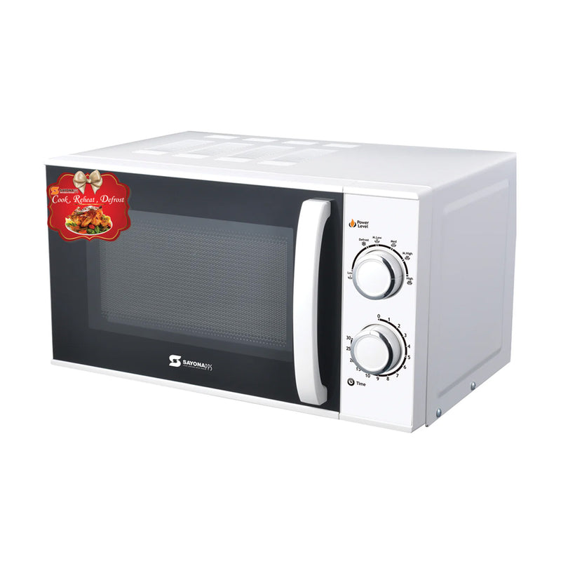 SAYONA SMO-2315 Microwave Oven Heating & Grilling 20L, White