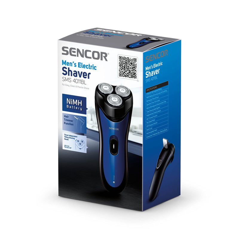 SENCOR SMS 4011BL Men’s Electric Shaver, Blue ماكنة حلاقة رجالية سنكور