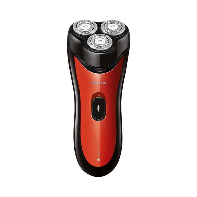 SENCOR SMS 4013RD Men's Shaver 3 Blades rechargeable, Red ماكنة حلاقة رجالية سنكور