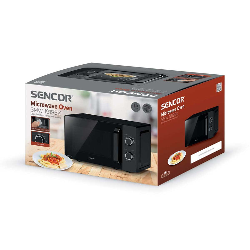 SENCOR SMW 1919BK Microwave Oven, Black مايكروويف سنكور