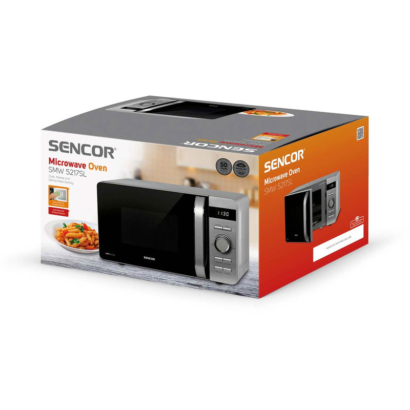 SENCOR SMW 5217SL Microwave Oven, Silver مايكروويف سنكور