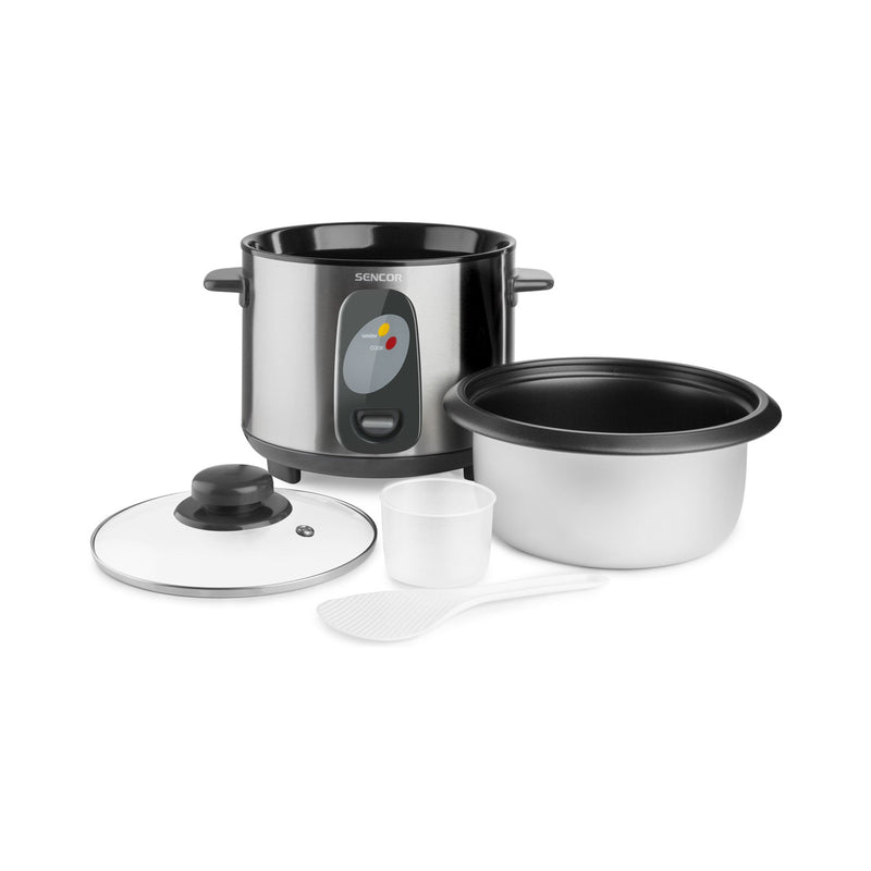 SENCOR SRM 1000SS Rice Maker 400W, Silver صانعة رز سنكور